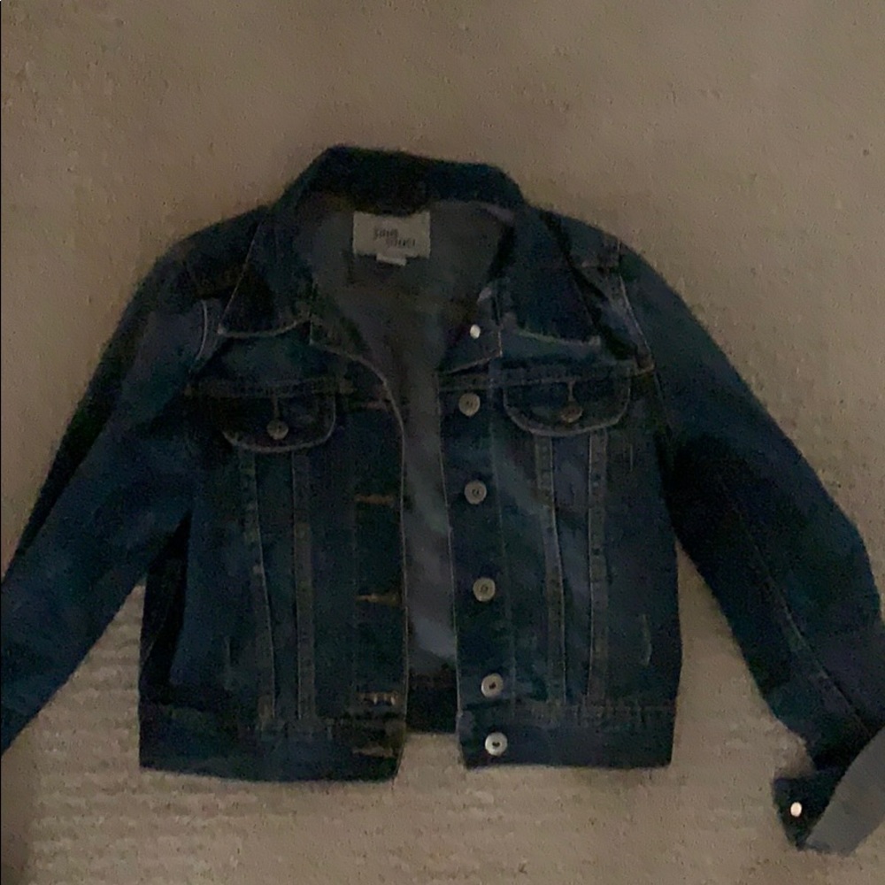 sans souci cropped jean jacket!